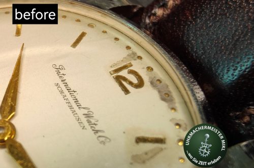 Heute auf meinem Werktisch - eine herrlich IWC Kaliber 83 aus den 1940er Jahren